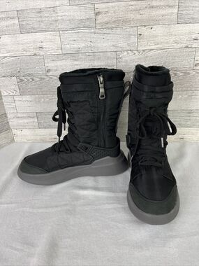 Pajar Canada Snow Boots Waterproof Temperature Rating Black Leather Size 6.5 NEW